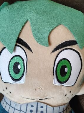 My Hero Academia Deku Anime Bedding Plush Cuddle Decorative Pillow Buddy 16 Inch
